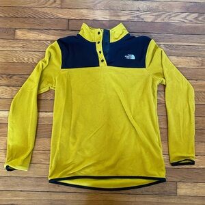 North Face Golden Yellow Fleece Pullover